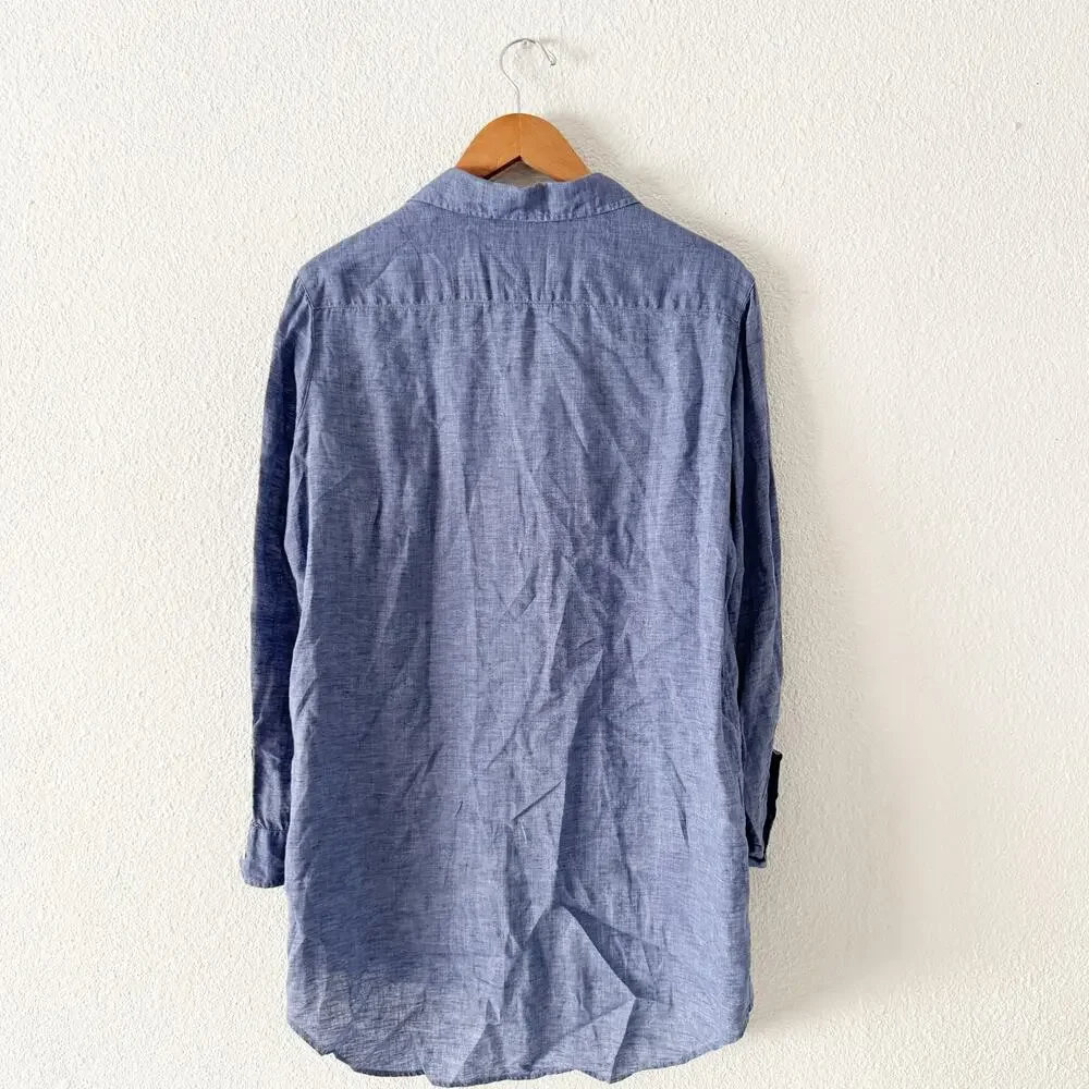 Frank & Eileen Blue Midi Dress - Picture 8 of 8